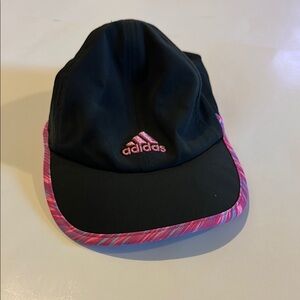 Adidas Climacool Black Hat with Pink Logo